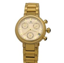Oskar Emil Syracuse Gold Plated Chronograph With Date Unisex Stainless Steel