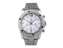 Ouyawei Mechanical Earthy Stainless White Dial Silver Band Wrist es