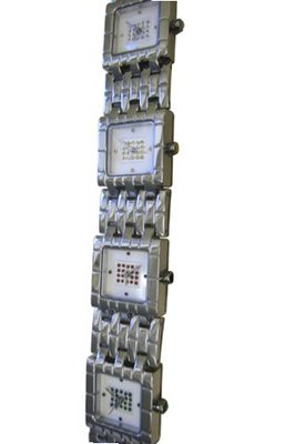 Palazzo Brugiotti 2MP8.1 silver stainless-steel band .