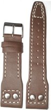 20mm Brown IWC Soft Calf Leather Pilot Strap 115/75