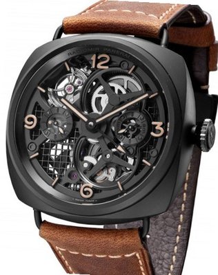 Panerai Special Editions Radiomir Skeleton Tourbillon GMT Ceramica Lo Scienziato