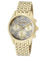 Beverly Silver Glitter Dial Gold Tone Ion Plated Stainless Steel