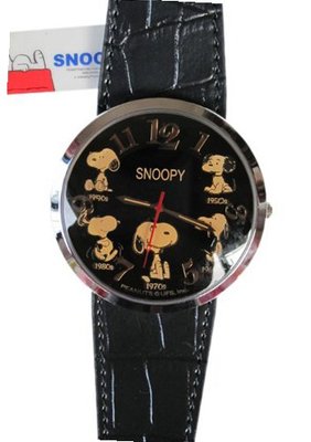 Peanuts Snoopy Fashion - Large Dial (black)