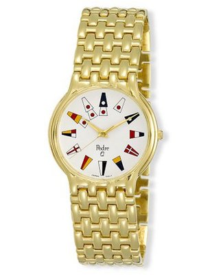 Pedre Regatta Series Gold-Tone Nautical Bracelet # 0390GX