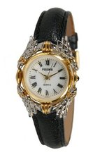 Pedre Two-Tone Eagle Adorned Leather Strap # 6941TX