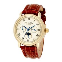 Pere de Temps Unisex 3011 Genese Mundial Automatic Mechanical Stainless Steel with Yellow Gold Overlay
