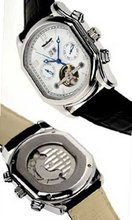 Perigaum Parsifal Stainless Steel - White Dial - P-0504-SSW