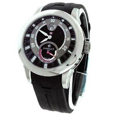 Perrelet Ti. WPERA50042 43.5 Automatic Titanium Case Grey Rubber