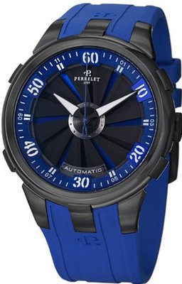 Perrelet Turbine XL Blue Rubber Strap Automatic A1051/8