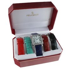 Peugeot 677S Crystal 5 Interchangeable Leather Strap
