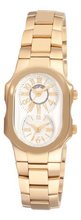 Philip Stein 1GPMWGSSGP Signature Yellow Goldtone Silver Dial