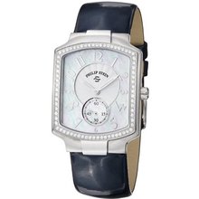 Philip Stein 21D-FMOP-LN Classic Navy Patent Leather Strap