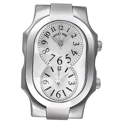 Philip Stein Signature Mother of Pearl Dual Time Stainless Steel Ladies 1-NFMOP