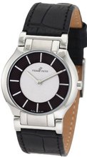 Pierre Petit P-799A Serie Laval Black and Silver Dial Genuine Leather