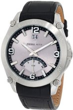 Pierre Petit P-806A Serie Le Mans Dual-Time GMT Sunray Dial Leather