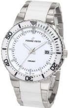 Pierre Petit P-807B Serie Colmar White Ceramic and Stainless-Steel Bracelet