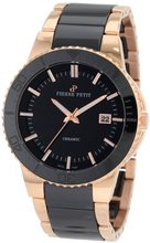 Pierre Petit P-807C Serie Colmar Black Ceramic and Rose-Gold PVD Stainless-Steel