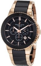 Pierre Petit P-809C Serie Colmar Rose-Gold PVD Stainless-Steel and Black Ceramic Chrono