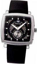 Police PL-11599JS/02 Phalanx Rectangular Charcoal Dial Rubber