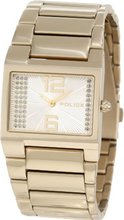 Police PL-12695LSG/04M Vanity White Dial Gold Plated Band