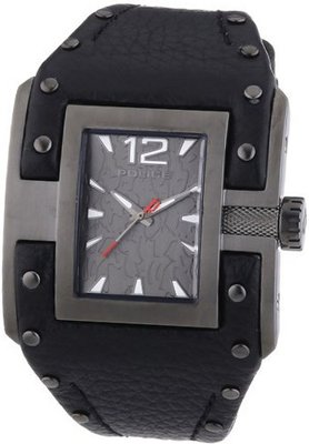 Police PL-13401JSU/61 Avenger Grey PVD Stainless-Steel Leather