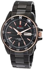 Precimax PX13197 Propel Automatic Black Dial Black Stainless-Steel Band