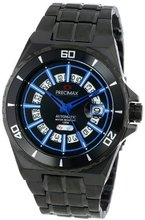 Precimax PX13217 Stark Automatic Black Dial Black Stainless-Steel Band