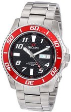 Precimax PX13220 Aqua Classic Automatic Black Dial Silver Stainless-Steel Band