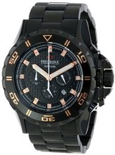 Precimax PX13233 Carbon Pro Black Dial with Black Stainless Steel Band