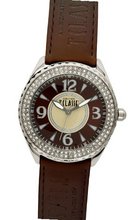 Prima Classe PCD 924S/UU Stainless Steel Brown and Beige Dial Crystal