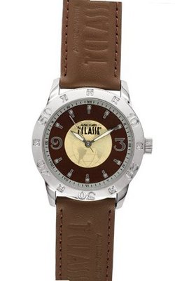 Prima Classe PCD 925S/UU Brown Globe Print Brown Dial Crystal