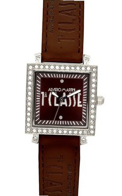 Prima Classe PCD 929S/UU Square Brown Dial Crystal