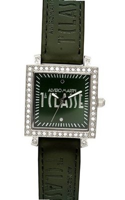 Prima Classe PCD 929S/ZZ Square Green Dial Crystal