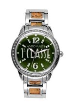 Prima Classe PCD 935S/ZM Round Stainless Steel Green Dial Swarovski