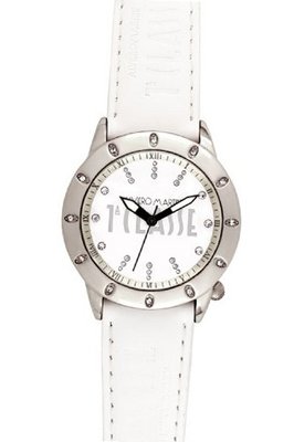 Prima Classe PCD 942S/BB Round White Leather Crystal