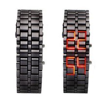 Iron Faceless Red Binary LED Wrist for Man Black - JUST ARRIVE!!!