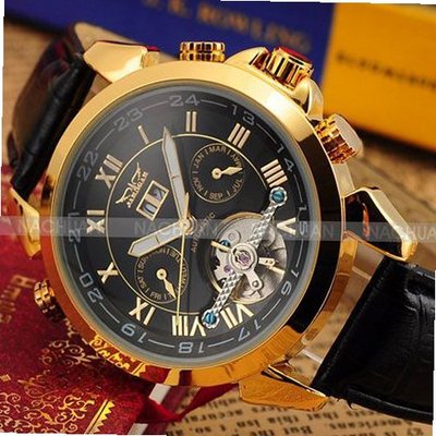 uProsperous Fashion Luxery Auto Mechanical 4 Hands Date For 