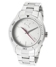 Take Pole Position White Dial Stainless Steel