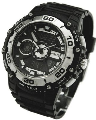 Q and Q Attractive  Dual Time Digital N Analog Sport
