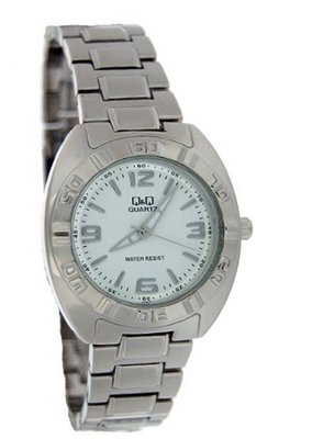 Q&Q #9148-214Y Silver Tone Sports Analog