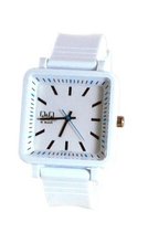 Q&Q White Square Plastic Unisex VQ92J001Y