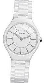 Rado True Thinline White Dial White Ceramic R27958112