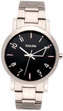Rakani +5 40mm Black with Stainless Steel Band