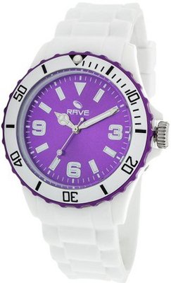 Rave Two-Tone Small RV1149 Midsize with white Silicone Band