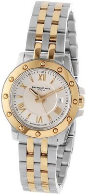 Raymond Weil 5399-STP-00657 Tango Yellow Gold Steel Case and Bracelet Beige Dial