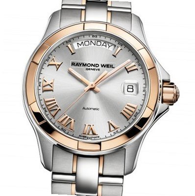 Raymond Weil Parsifal Parsifal Automatic Date Two-tone silver dial