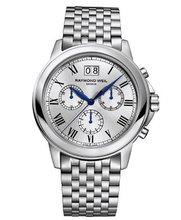 Raymond Weil Tradition Chronograph Silver Dial Stainless Steel 4476-ST-00650
