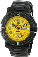 REACTOR 59507 Trident Never Dark Yellow Dial Black Nitride-Plated Sport