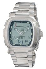 REACTOR 89001 Graviton Ana-Digi Silver LCD Stainless Steel Tide