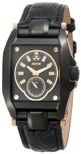 REACTOR 95521 Fusion Black Mother of Pearl Crocodile Leather Strap